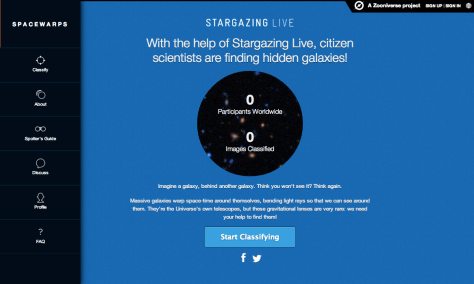 Screenshot of Space Warps